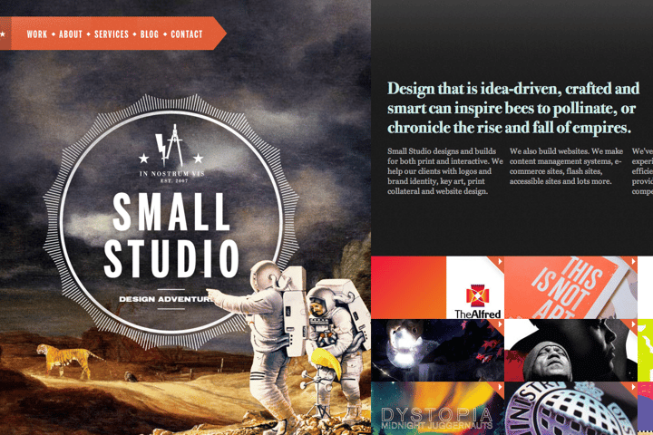 Small Studio website preview